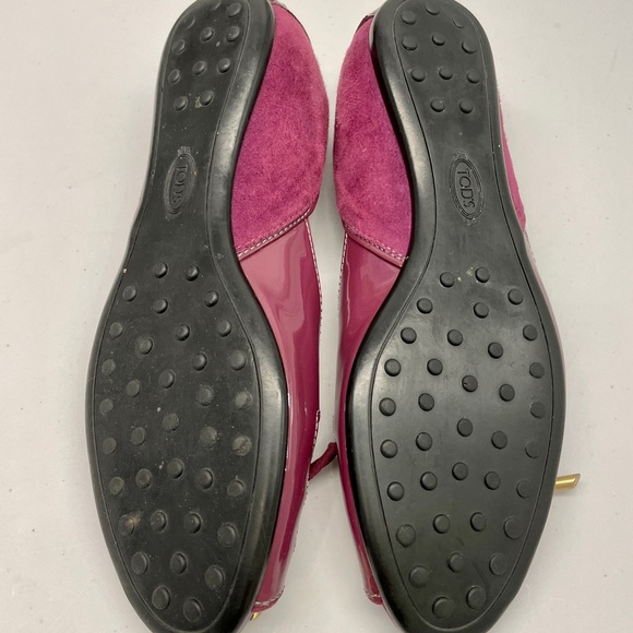 Tod’s  Women’s leather peep toe flats - Picture 2 of 8
